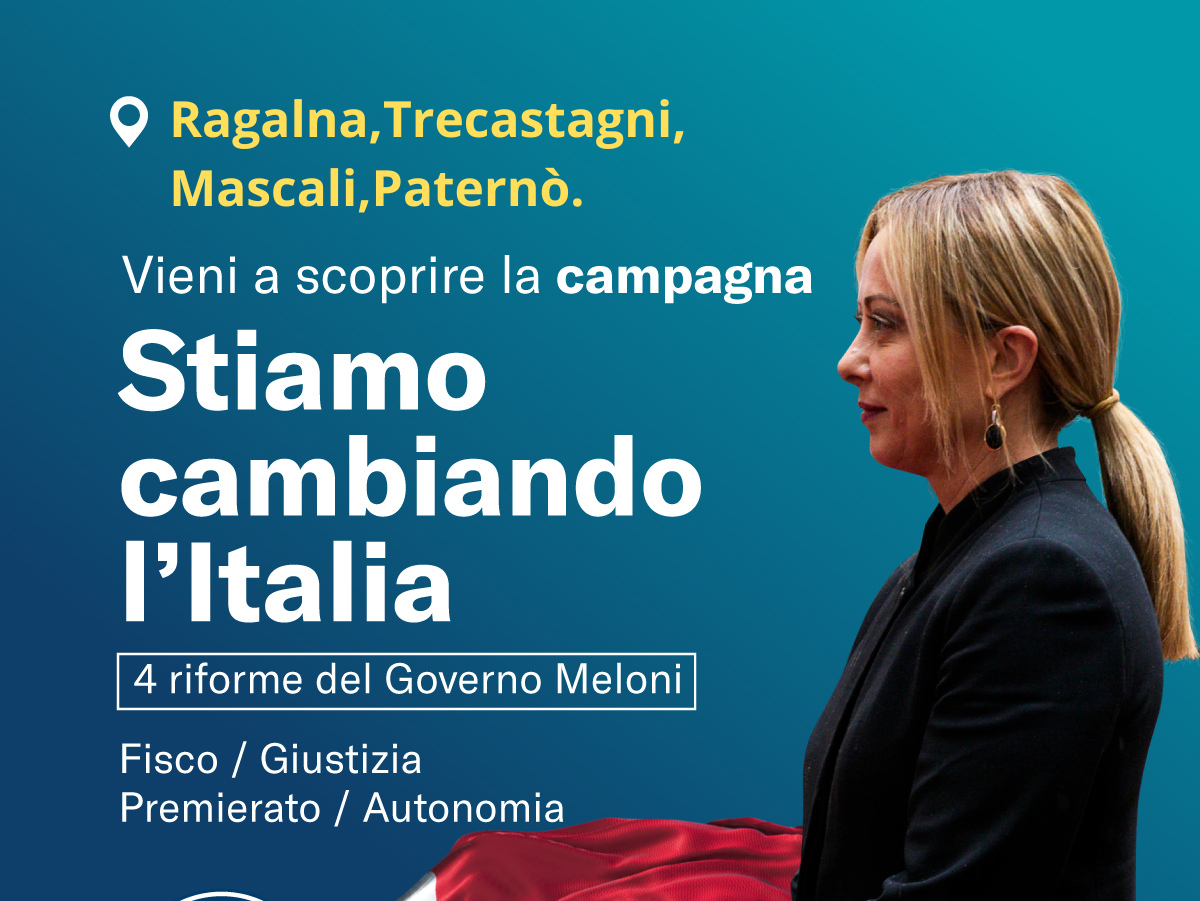 Al via Campagna Estiva “Stiamo Cambiando l’Italia” per raccontare impegno Governo #Meloni